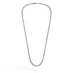 Box Chain Necklace, Dark Silver, 2.7mm - NM90413SMBRD-John Hardy-Renee Taylor Gallery