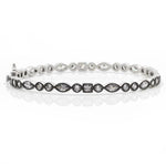 Signature Mixed Shapes Hinge Bangle - YRZB080067B-Freida Rothman-Renee Taylor Gallery