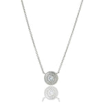 Signature Nautical Button Necklace - YZ0714B-16E-Freida Rothman-Renee Taylor Gallery