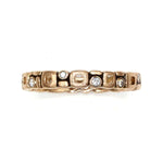 18K Rose Gold Micro Windows Diamond Band - R-119R-Alex Sepkus-Renee Taylor Gallery
