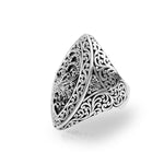 Sterling Silver Classic Mixed Marquis Ring - RB6272-Lois Hill-Renee Taylor Gallery