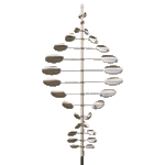 Double Helix Horizontal - Stainless Steel-Lyman Whitaker-Renee Taylor Gallery