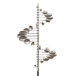 Single Helix Oval - Stainless Steel-Lyman Whitaker-Renee Taylor Gallery