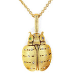 18K Big Bug Sapphire & Diamond Pendant - M-125S-Alex Sepkus-Renee Taylor Gallery