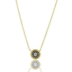 Signature Nautical Button Necklace - YZ0714B-16E-Freida Rothman-Renee Taylor Gallery