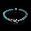 Men's Brookings Blue Agate Bracelet - BB48 BLA-William Henry-Renee Taylor Gallery