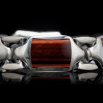 Men's Red Tiger Eye Retro Bracelet - BR13 RTE-William Henry-Renee Taylor Gallery