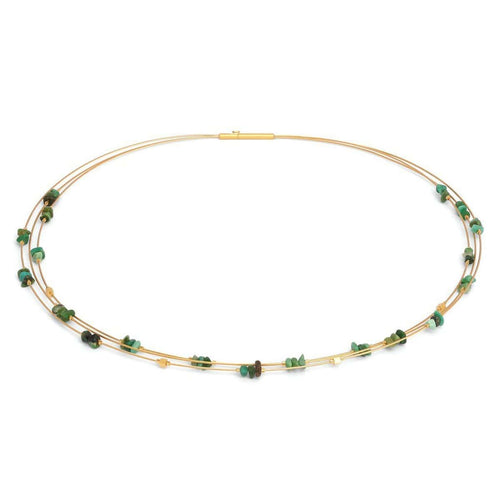 Chipo Green Turquoise Necklace - 85399356-Bernd Wolf-Renee Taylor Gallery