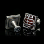 Men's Mask Cufflinks - CL CARN-William Henry-Renee Taylor Gallery