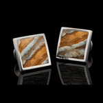 Men's Brown Mammoth Duo Cufflinks - CL MTBR-William Henry-Renee Taylor Gallery
