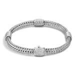Icon Bracelet, Sterling Silver, Diamonds 5MM - BBP9694DI-John Hardy-Renee Taylor Gallery