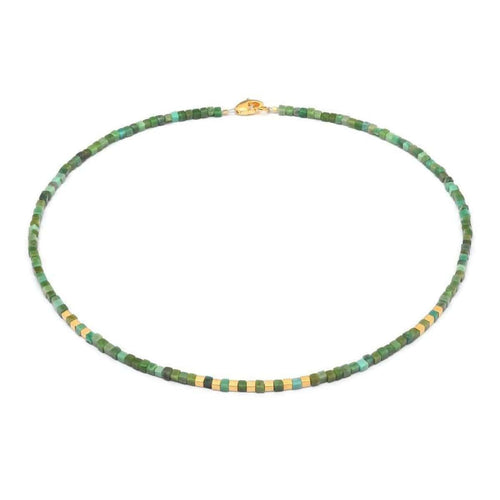 Cubesa Green Turquoise Necklace - 84436356-Bernd Wolf-Renee Taylor Gallery