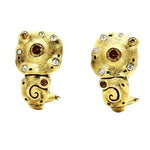 18K Evening Flowers Diamond Earrings - E-200DC-Alex Sepkus-Renee Taylor Gallery