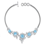 Lagoon Necklace - Nlago00-00-Marahlago Larimar-Renee Taylor Gallery