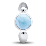 Liquido Ring - Rliqu00-00-Marahlago Larimar-Renee Taylor Gallery