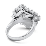 Mystic Ring - Rmyst00-00-Marahlago Larimar-Renee Taylor Gallery