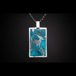 Men's Turquoise Pinnacle Necklace - P43 TQ-William Henry-Renee Taylor Gallery