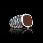 Men's Echelon Dinosaur Bone Ring - Ring 7 DB-William Henry-Renee Taylor Gallery