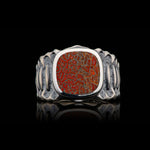 Men's Echelon Dinosaur Bone Ring - Ring 7 DB-William Henry-Renee Taylor Gallery