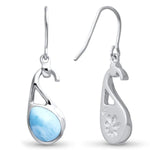 Seduction Earrings - Esedu00-00-Marahlago Larimar-Renee Taylor Gallery