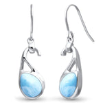 Seduction Earrings - Esedu00-00-Marahlago Larimar-Renee Taylor Gallery