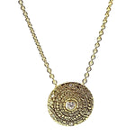 18K Shield Diamond Pendant - M-4519-Alex Sepkus-Renee Taylor Gallery