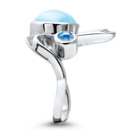 Versailles Ring - Rvers00-00-Marahlago Larimar-Renee Taylor Gallery