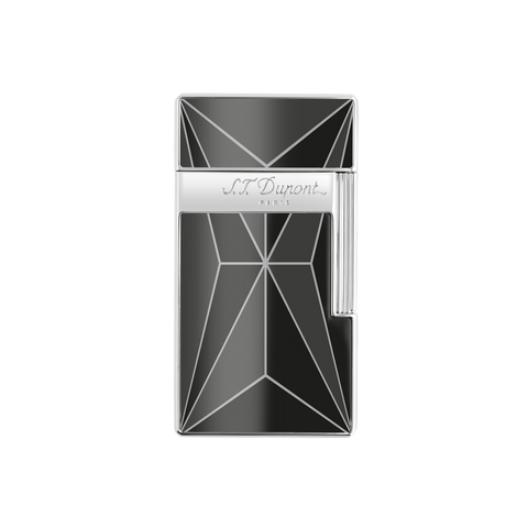 Biggy Black/Chrome Fire X Lighter - S.T. Dupont