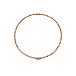 Flex'it EKA 18K Rose Gold 3.9mm Necklace with Ornamental Clasp-FOPE-Renee Taylor Gallery