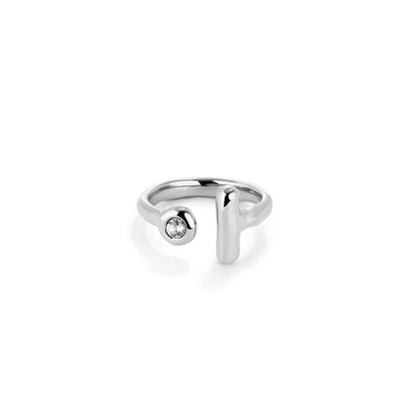 Ser Indomable Sterling Silver Plated Ring - ANI0817BLNMTL-UNO de 50-Renee Taylor Gallery