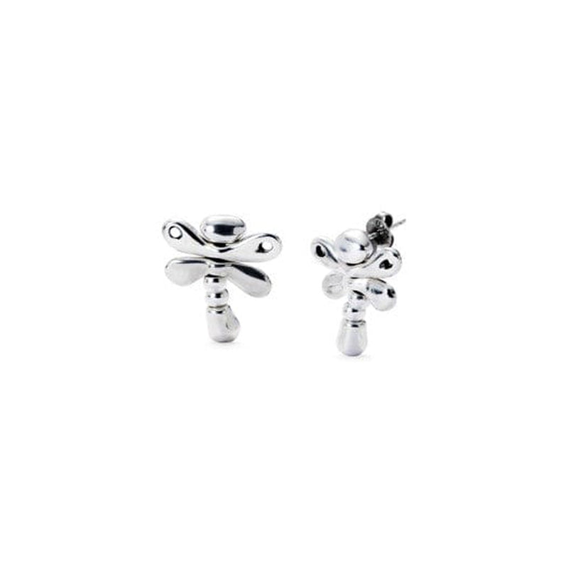 Ser Rebelde Sterling Silver Plated Earrings - PEN0970MTL0000U-UNO de 50-Renee Taylor Gallery