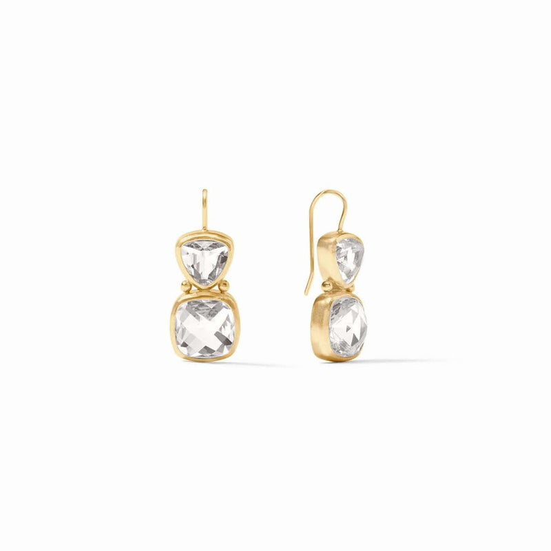 Aquitaine Earrings - Clear Crystal-Julie Vos-Renee Taylor Gallery