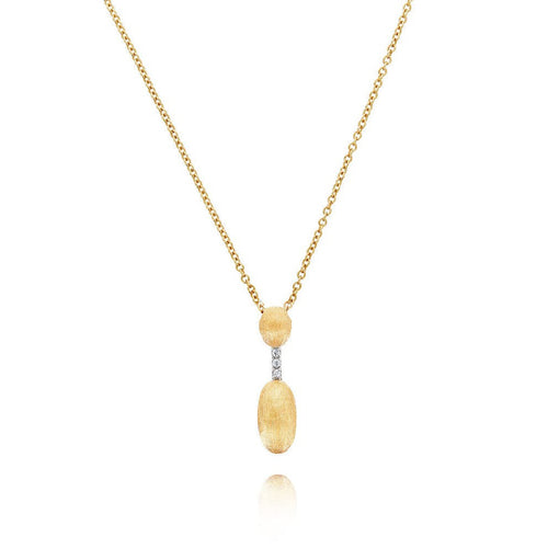 "ÉLITE" Gold & Diamonds Small Pendant - CS10-589-Nanis-Renee Taylor Gallery