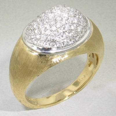 18k Yellow Gold & Diamond Ring - 501H-YG-Paramount Gems-Renee Taylor Gallery