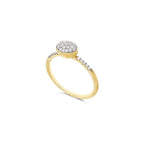 "ÉLITE" Diamonds & Gold Romantic Engagement Ring - AS29-583-Nanis-Renee Taylor Gallery