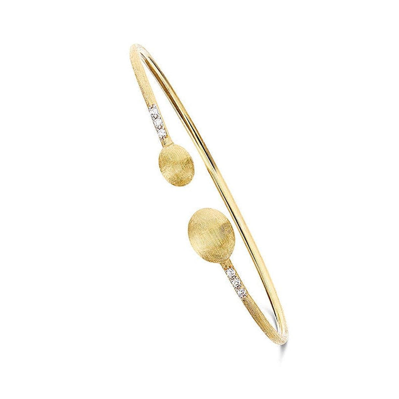"Élite" Gold and Diamonds Handmade Bangle - BS5-583-Nanis-Renee Taylor Gallery