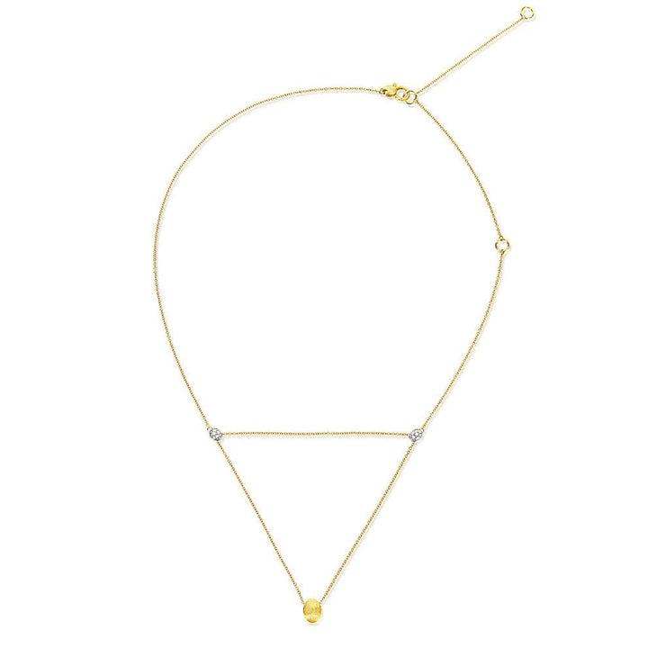 "Luce" 3 in 1 Gold and Diamonds Convertible Necklace - CS8-583-Nanis-Renee Taylor Gallery