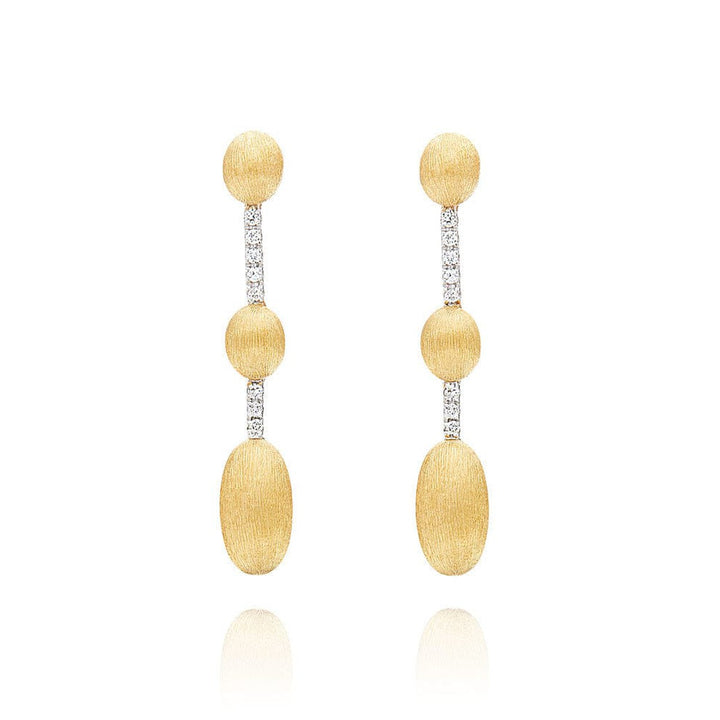 "ÉLITE" Gold & Diamonds Handmade Earrings - OS1-589-Nanis-Renee Taylor Gallery