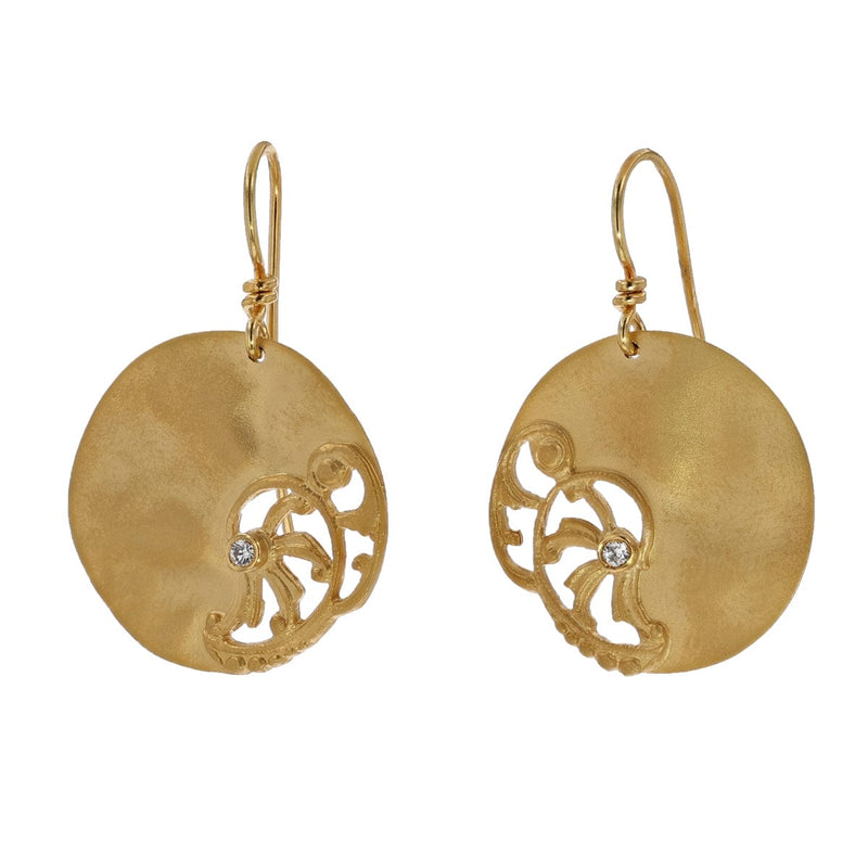 Marika 14k Gold & Diamond Earrings - M2663-Marika-Renee Taylor Gallery