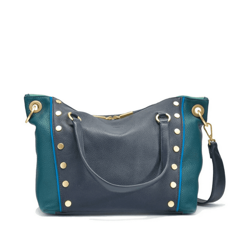 DANIEL LRG - Toluca Blue/Brushed Gold-Hammitt-Renee Taylor Gallery