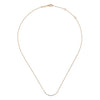 14K Rose Gold Diamond Curved Bar Necklace - NK4942K45JJ-Gabriel & Co.-Renee Taylor Gallery