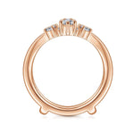 14K Rose Gold Diamond Ring Enhancer - AN14747S-K44JJ-Gabriel & Co.-Renee Taylor Gallery