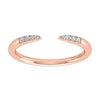 14K Rose Gold Open Diamond Tipped Stackable Ring - LR51177K45JJ-Gabriel & Co.-Renee Taylor Gallery