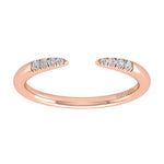 14K Rose Gold Open Diamond Tipped Stackable Ring - LR51177K45JJ-Gabriel & Co.-Renee Taylor Gallery