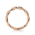 14K Rose Gold Matching Wedding Band - WB16188R6K4JJJ-Gabriel & Co.-Renee Taylor Gallery