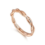 14K Rose Gold Matching Wedding Band - WB16188R6K4JJJ-Gabriel & Co.-Renee Taylor Gallery
