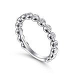14K White Gold Diamond Ring Band - LR51902W45JJ-Gabriel & Co.-Renee Taylor Gallery