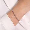 14K White Gold Bujukan Split Bangle - BG4107-62W4JJJ-Gabriel & Co.-Renee Taylor Gallery