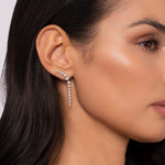 14K White Gold Curved Diamond Linear Earrings – EG13910W45JJ-Gabriel & Co.-Renee Taylor Gallery