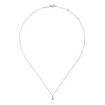 14K White Gold Diamond Anchor Pendant Necklace - NK5437W45JJ-Gabriel & Co.-Renee Taylor Gallery